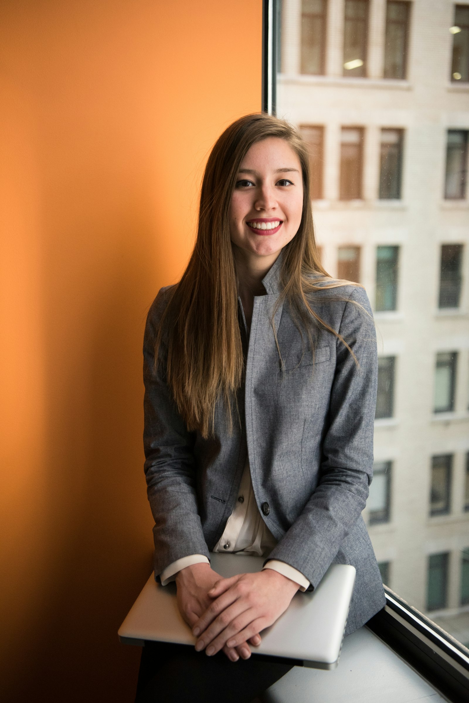 A facilitator ready for a one-to-one AI finance skills review